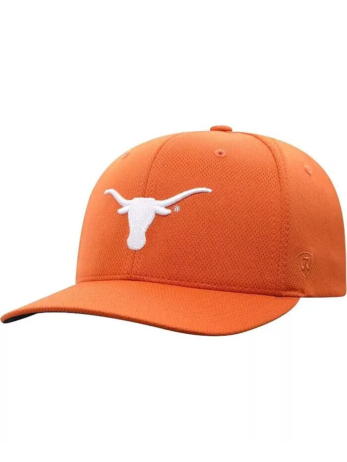 Мужская оранжевая кепка Texas Longhorns Reflex с логотипом Texas Orange Top Of The World — изображение 1 из 4
