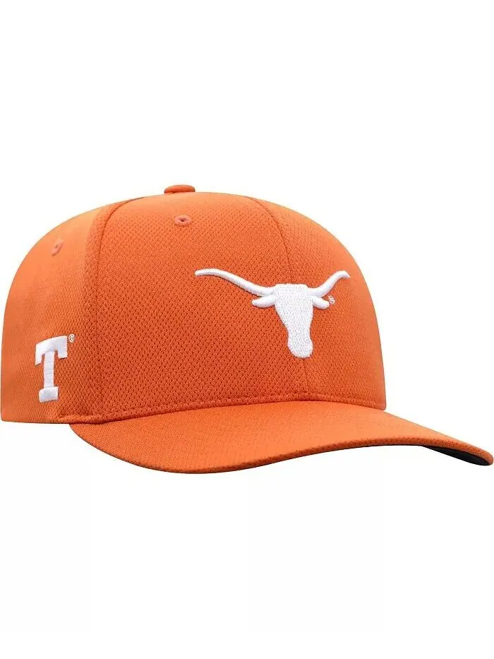 Мужская оранжевая кепка Texas Longhorns Reflex с логотипом Texas Orange Top Of The World — изображение 3 из 4