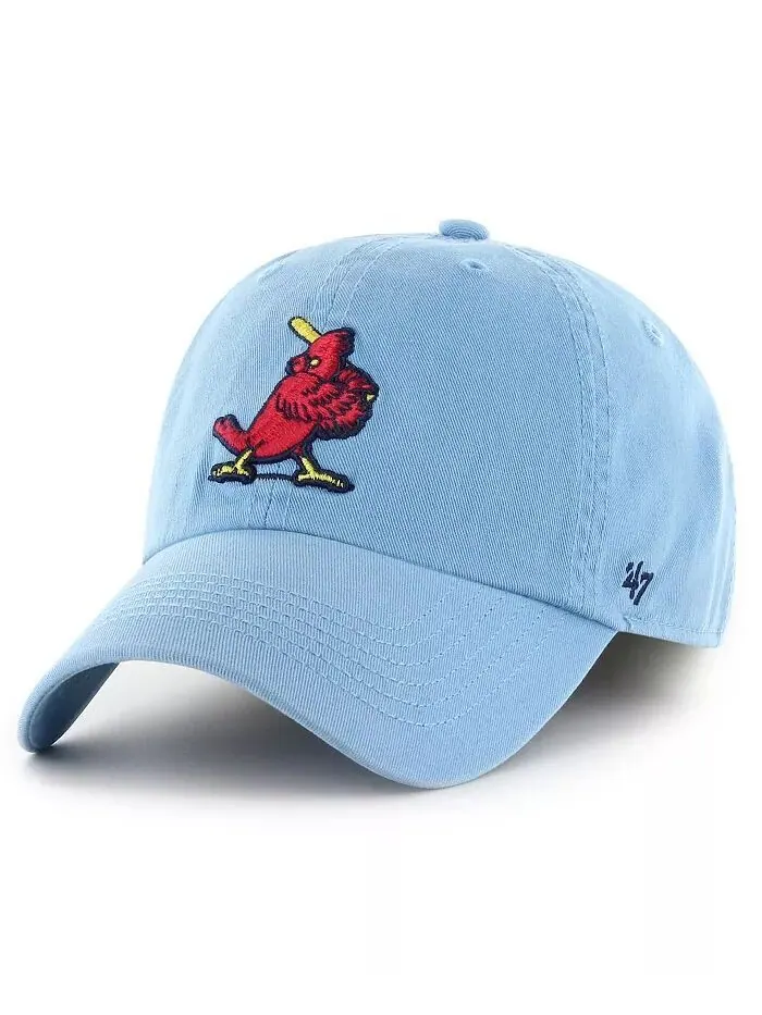 Мужская голубая приталенная шляпа St. Louis Cardinals Cooperstown Collection Franchise '47 Brand — изображение 1 из 2
