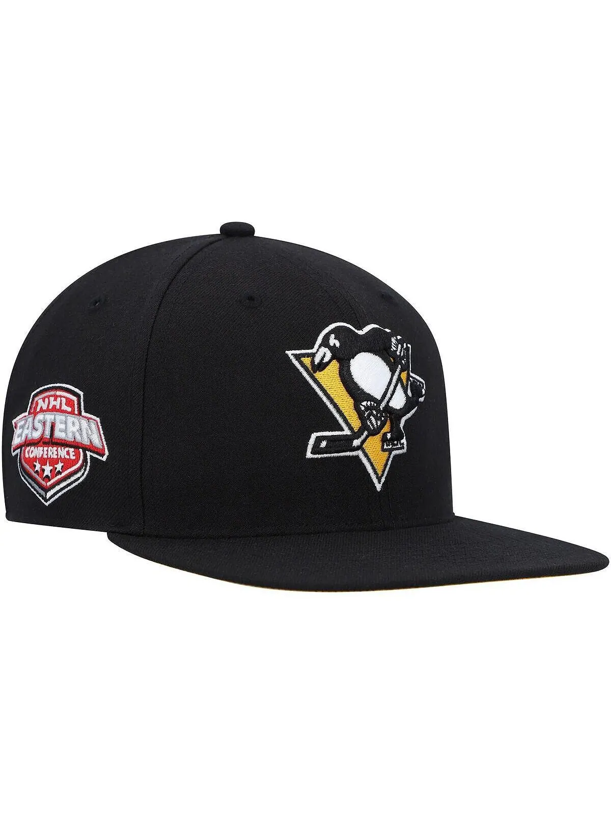 Мужская черная кепка Pittsburgh Penguins Sure Shot Captain Snapback '47 Brand — изображение 1 из 4, черный