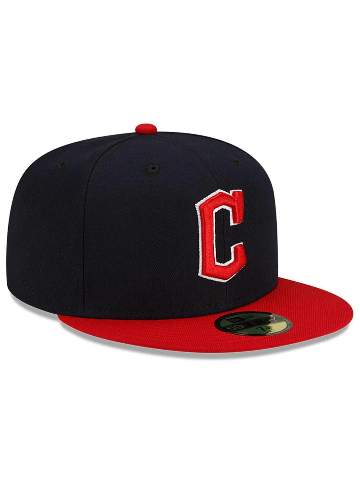 Мужская бейсболка темно-синего и красного цвета Cleveland Guardians Authentic Collection On-Field — изображение 4 из 5