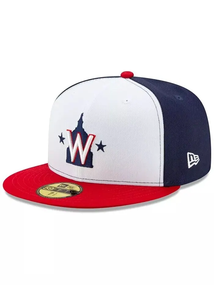Мужская белая бейсболка Washington Nationals Alternate 2 2020 Authentic Collection On-Field 59FIFTY