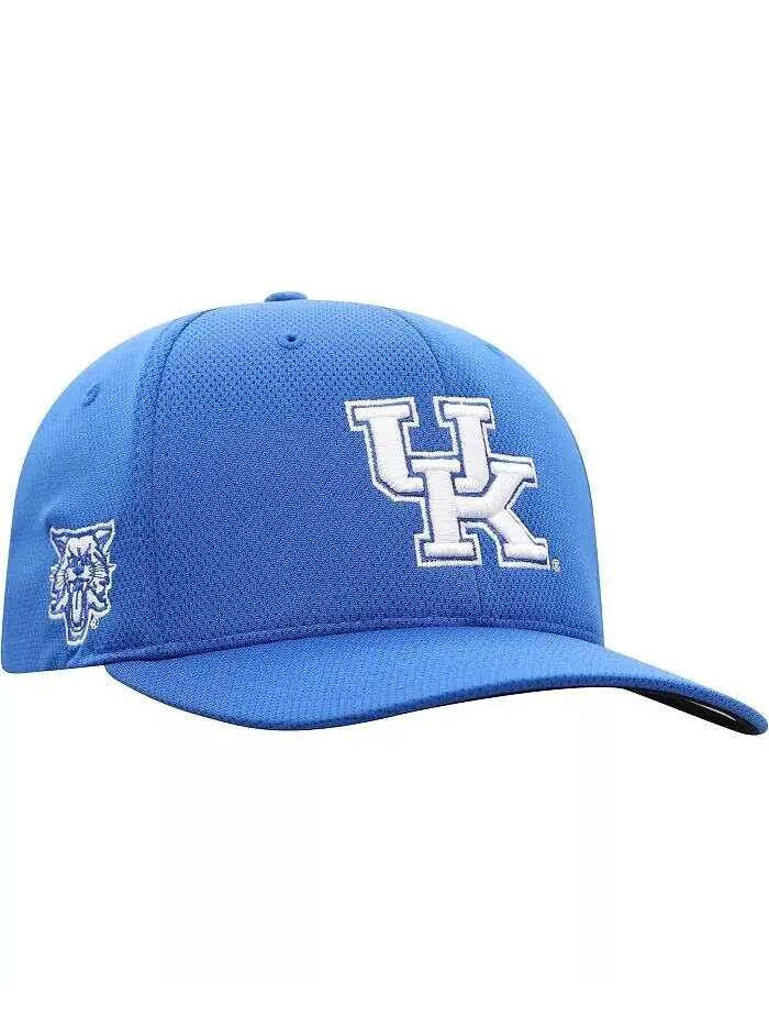 Мужская гибкая кепка с логотипом Royal Kentucky Wildcats Reflex Top Of The World — изображение 3 из 4