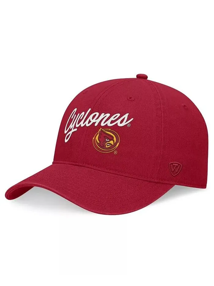 Мужская регулируемая кепка Cardinal Iowa State Cyclones Heritage CeeCee Top of the World — изображение 1 из 4