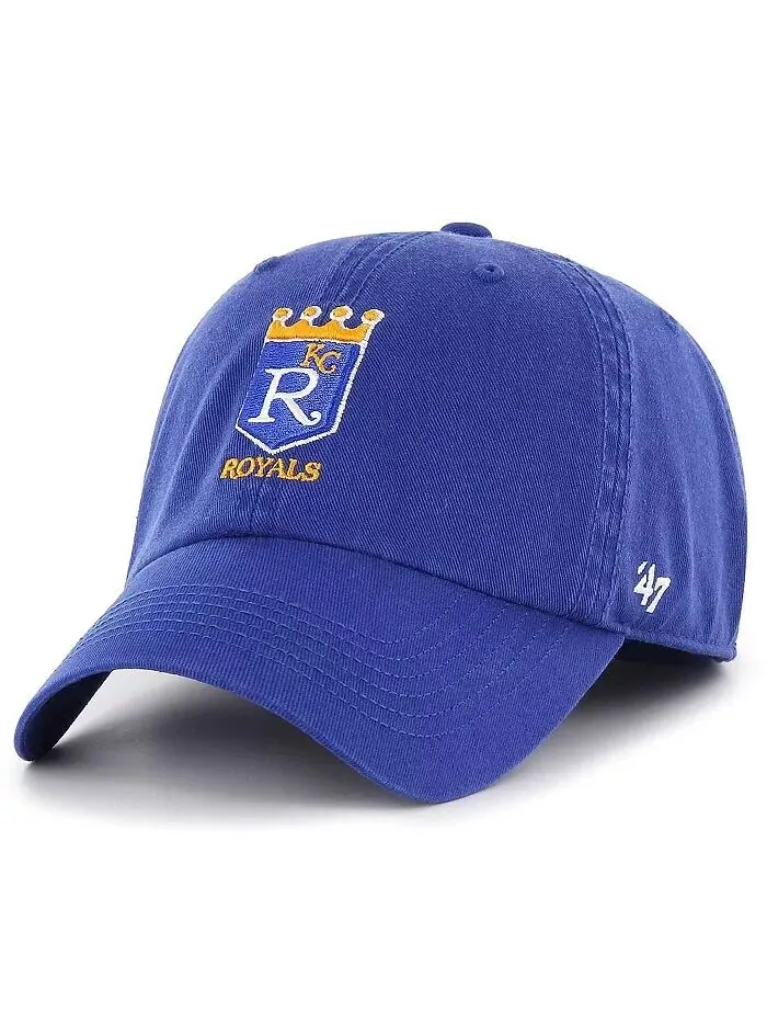 Мужская приталенная шляпа Royal Kansas City Royals Cooperstown Collection Franchise '47 Brand