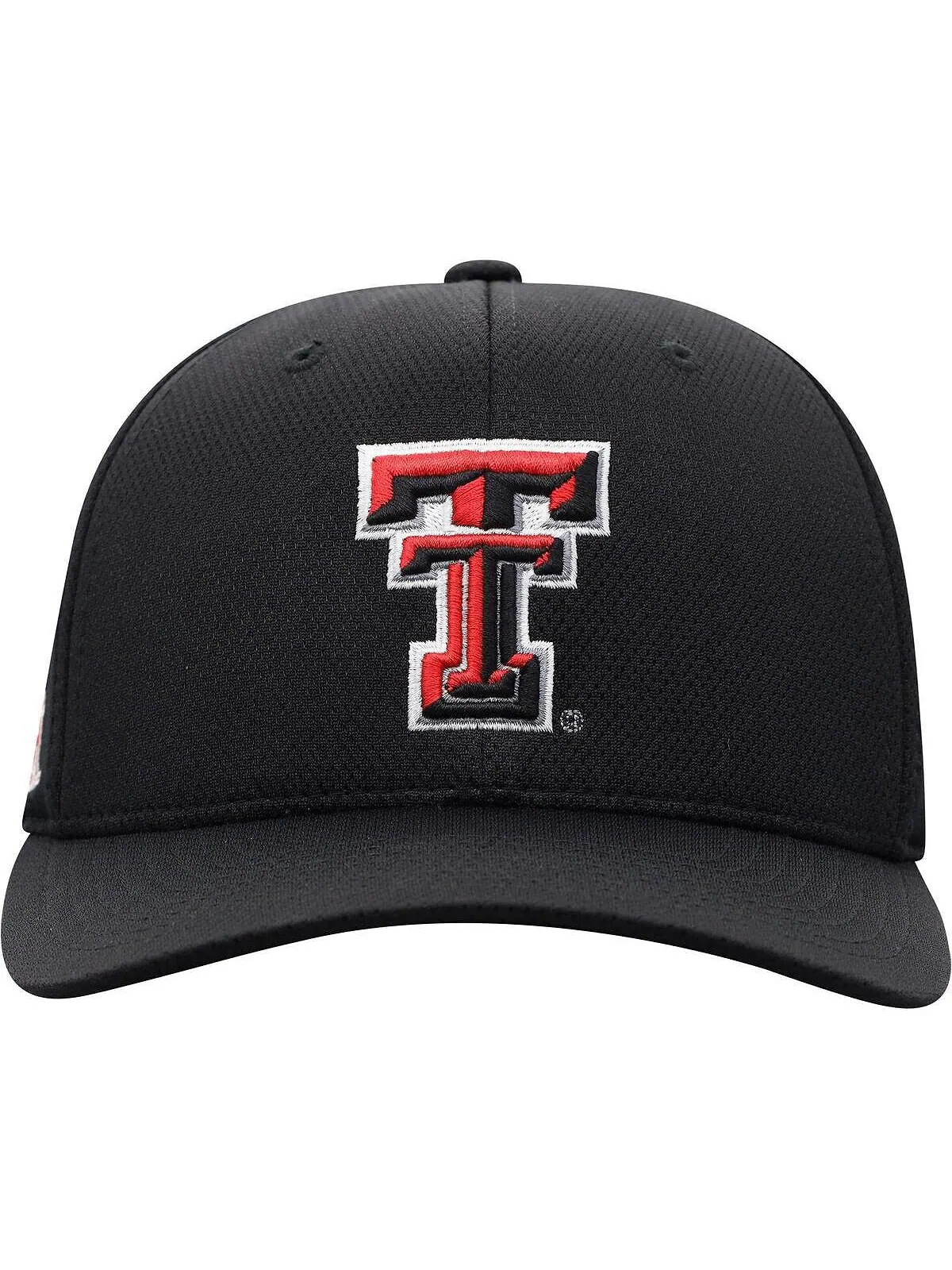 Мужская черная кепка с логотипом Texas Tech Red Raiders Reflex Top of the World — изображение 2 из 4, черный