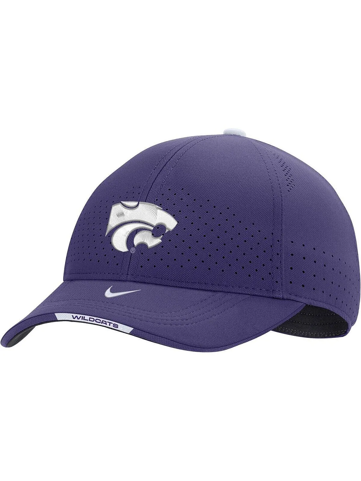 Мужская фиолетовая кепка Kansas State Wildcats Classic99 с логотипом Swoosh Performance Flex. Nike — изображение 1 из 2