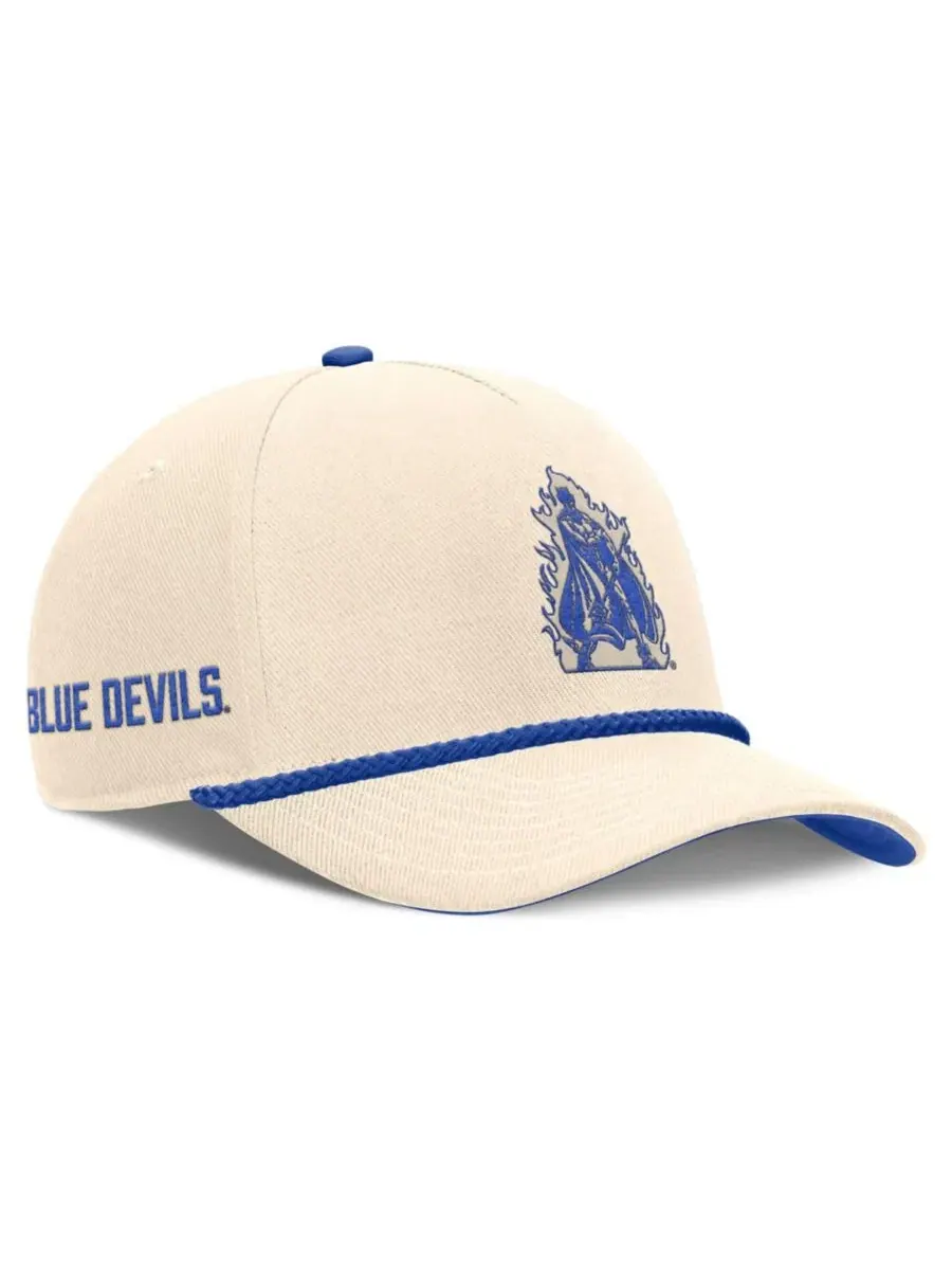 Бейсболка Nike Legacy Vintage Rope Rise Adjustable Hat, Natural Royal — изображение 1 из 5