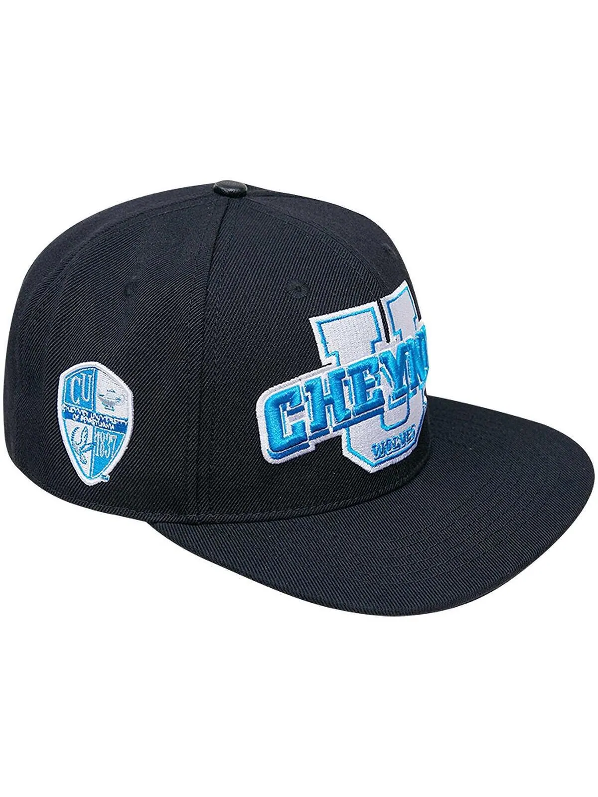 Мужская черная бейсболка Cheyney Wolves с аркой и логотипом Evergreen Snapback Pro Standard — изображение 1 из 1, черный