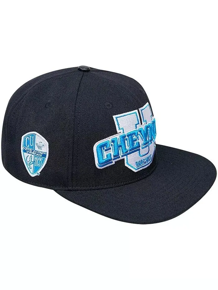 Мужская черная бейсболка Cheyney Wolves с аркой и логотипом Evergreen Snapback Pro Standard — изображение 1 из 1