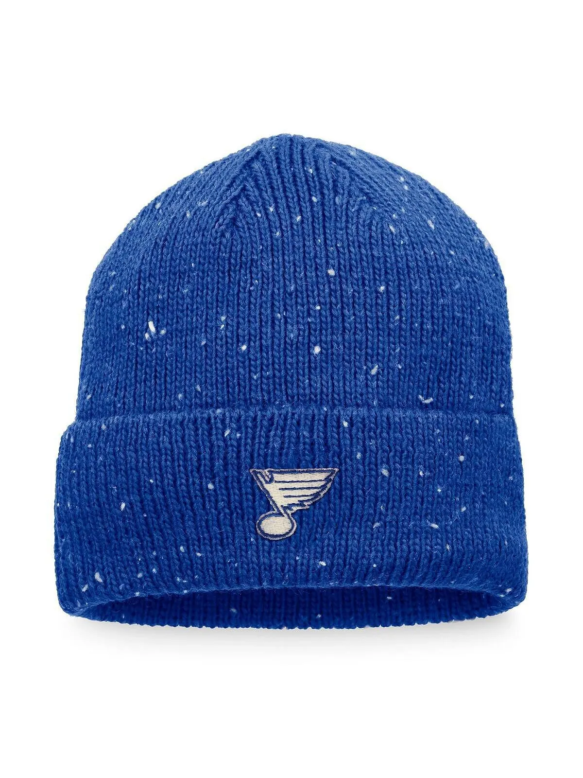 Мужская синяя фирменная вязаная шапка St. Louis Blues Authentic Pro Rink Pinnacle с манжетами — изображение 1 из 2, синий