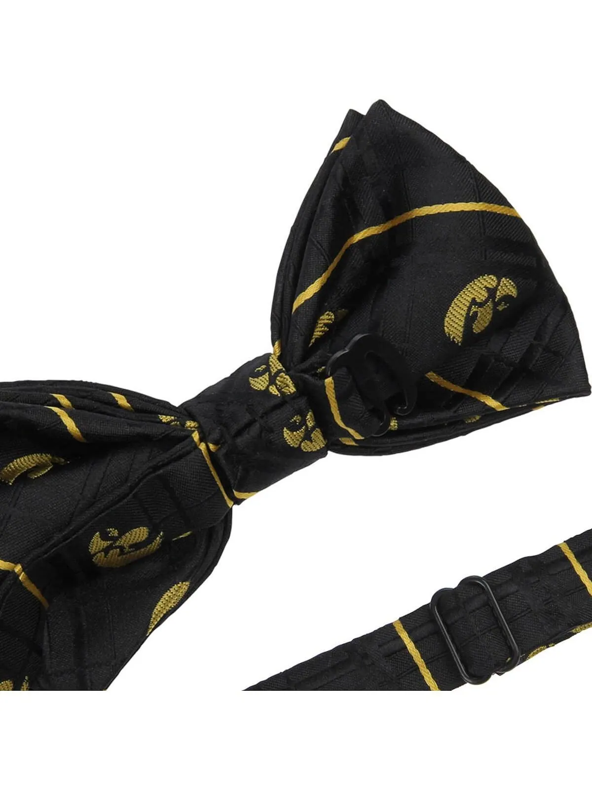 Мужской черный оксфордский галстук-бабочка Iowa Hawkeyes Eagles Wings — изображение 2 из 2