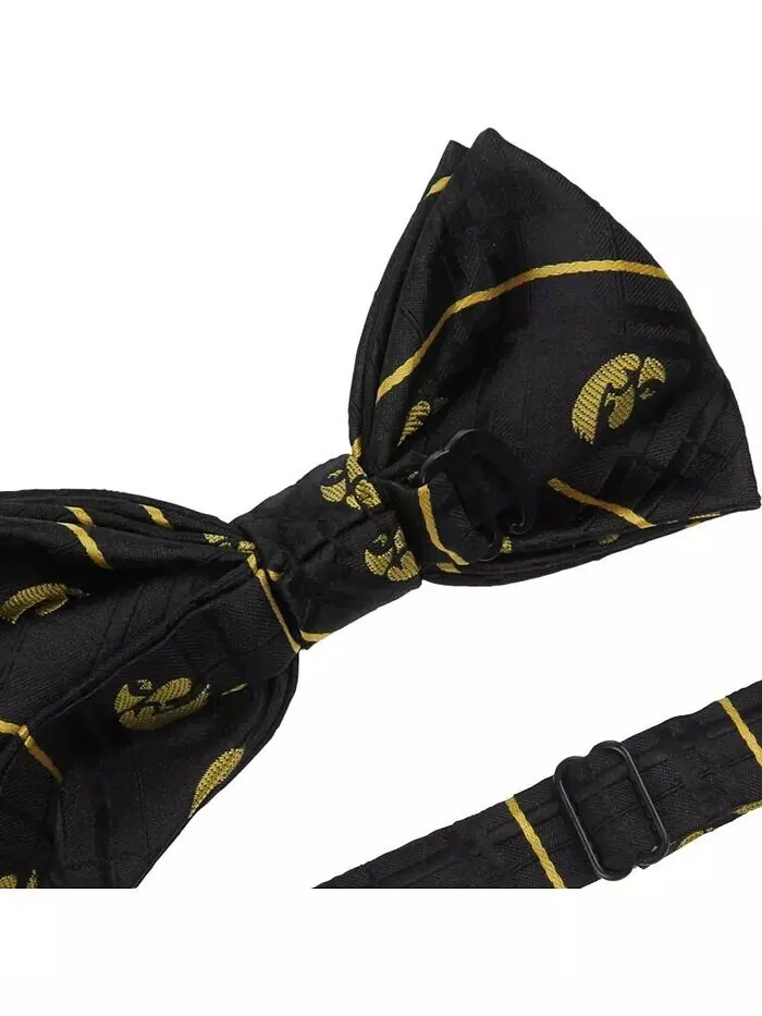 Мужской черный оксфордский галстук-бабочка Iowa Hawkeyes Eagles Wings — изображение 2 из 2