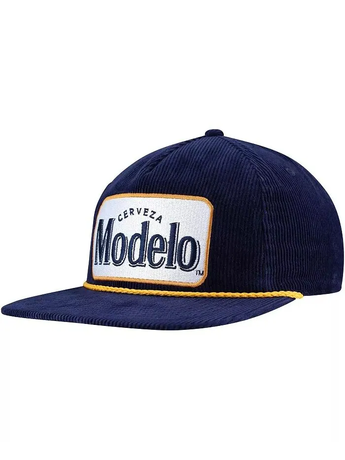 Мужская темно-синяя кепка-шляпа Modelo Corduroy Rope Golf Snapback Lids