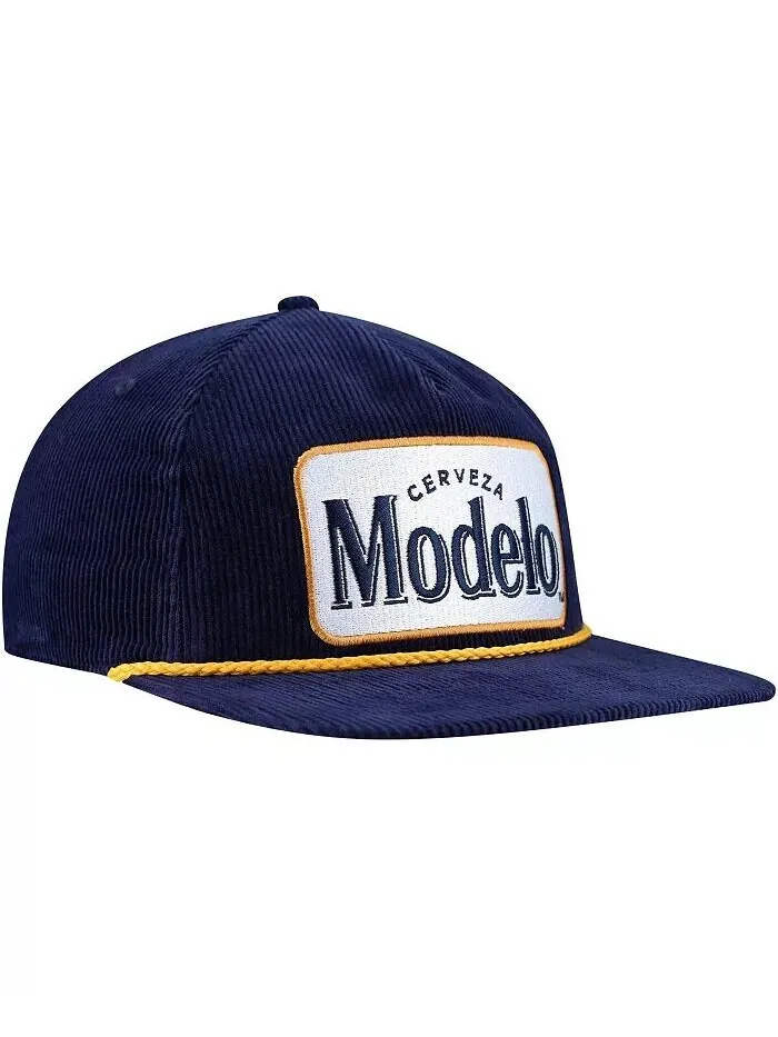 Мужская темно-синяя кепка-шляпа Modelo Corduroy Rope Golf Snapback Lids — изображение 4 из 4