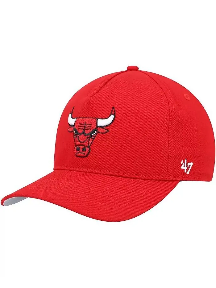 Мужская красная бейсболка Chicago Bulls Hitch Snapback '47 Brand — изображение 1 из 3