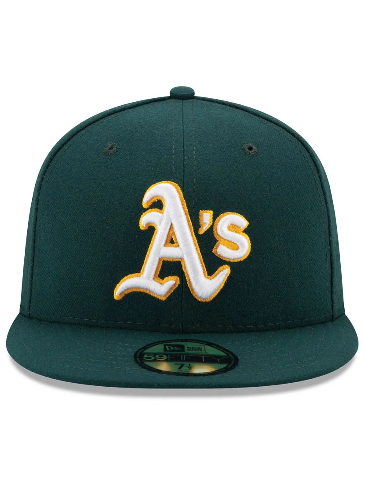 Кепка приталенного кроя Oakland Athletics Authentic Collection 59FIFTY New Era — изображение 2 из 4, зеленый
