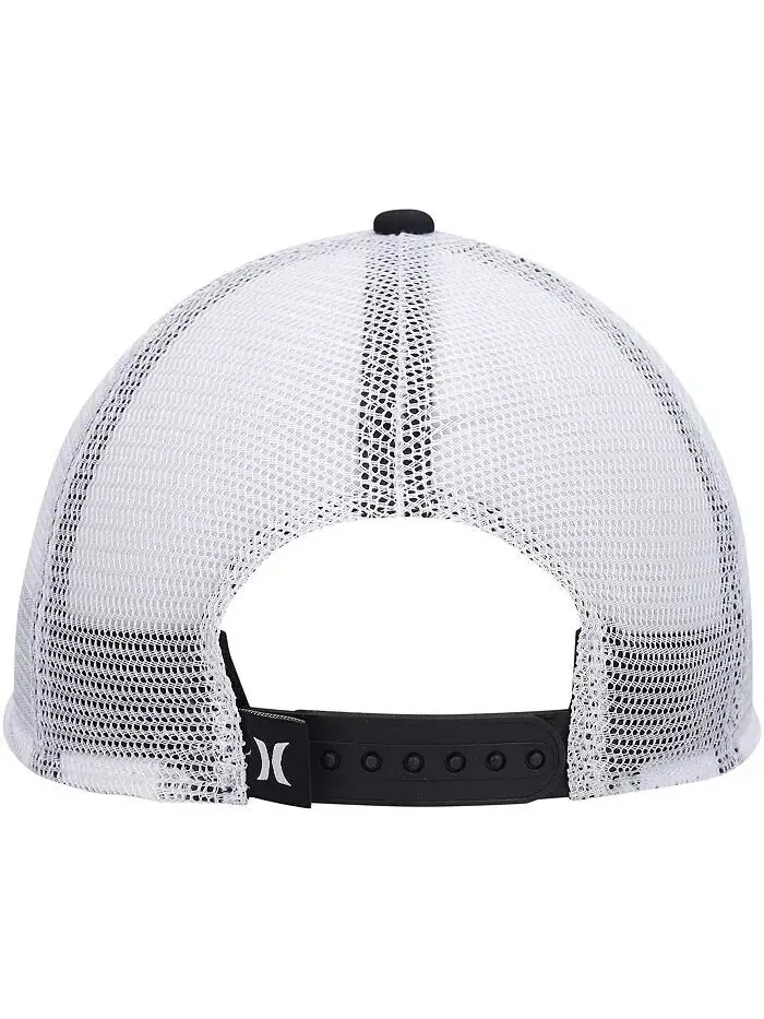 Мужская черно-белая кепка Balboa Trucker Snapback Hurley — изображение 4 из 4