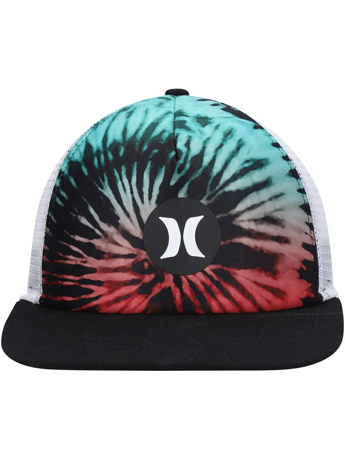 Мужская черно-белая кепка Balboa Trucker Snapback Hurley — изображение 2 из 4, черный белый