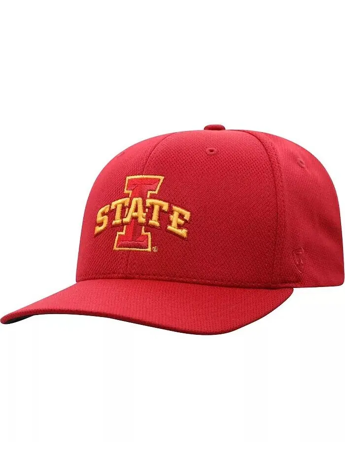 Мужская кепка с логотипом Cardinal Iowa State Cyclones Reflex Top Of The World — изображение 1 из 4