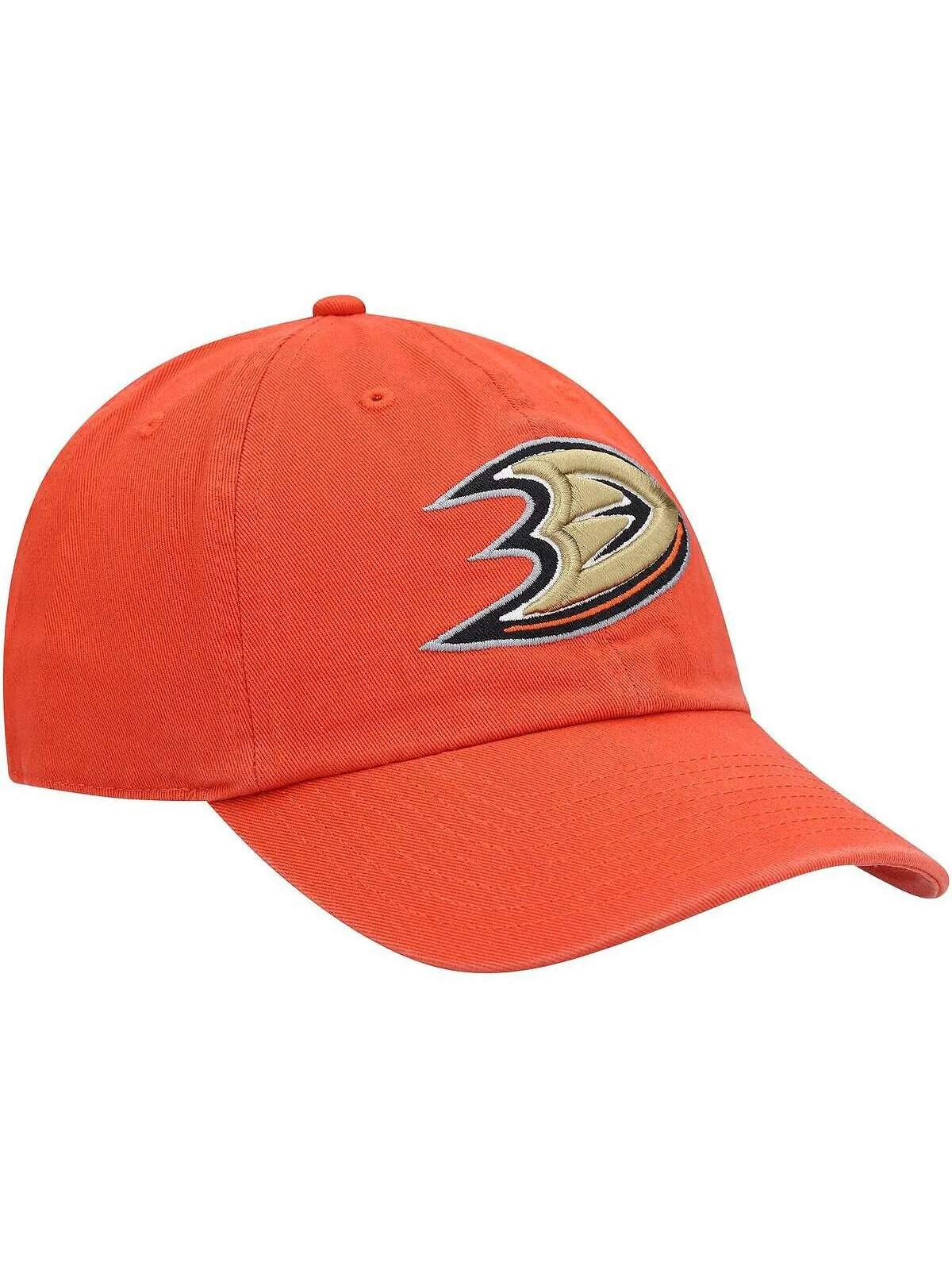 Мужская оранжевая регулируемая кепка Anaheim Ducks Clean Up '47 Brand — изображение 3 из 4, оранжевый