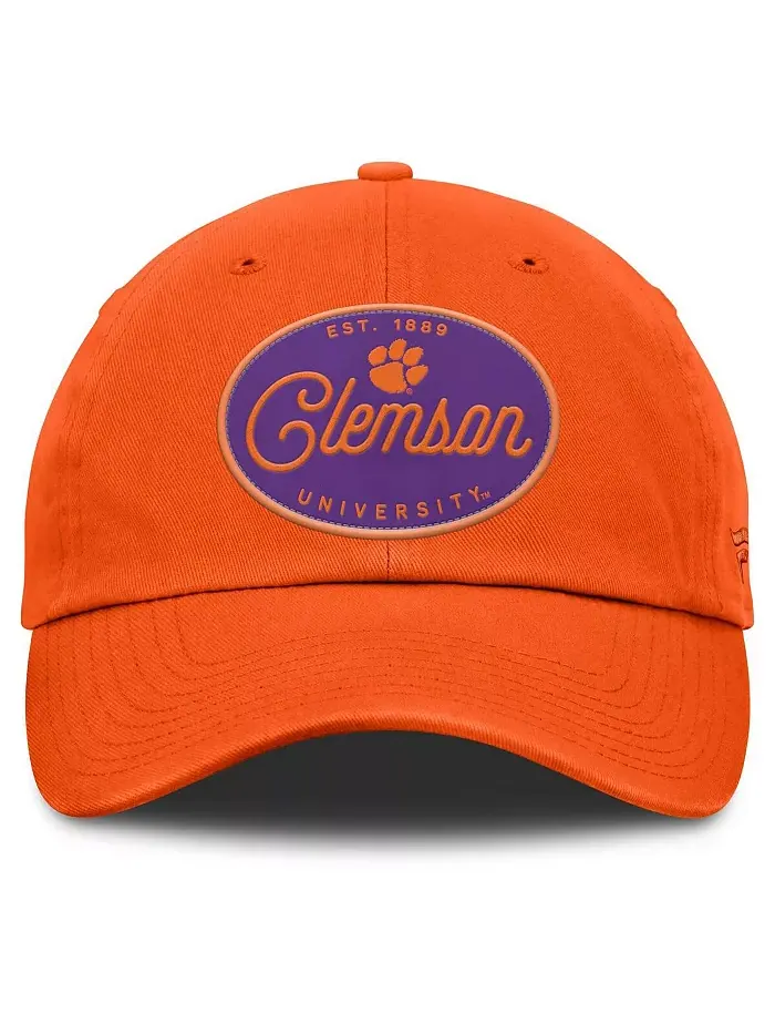 Женская оранжевая кепка Clemson Tigers Candid Adjustable Fanatics — изображение 2 из 4
