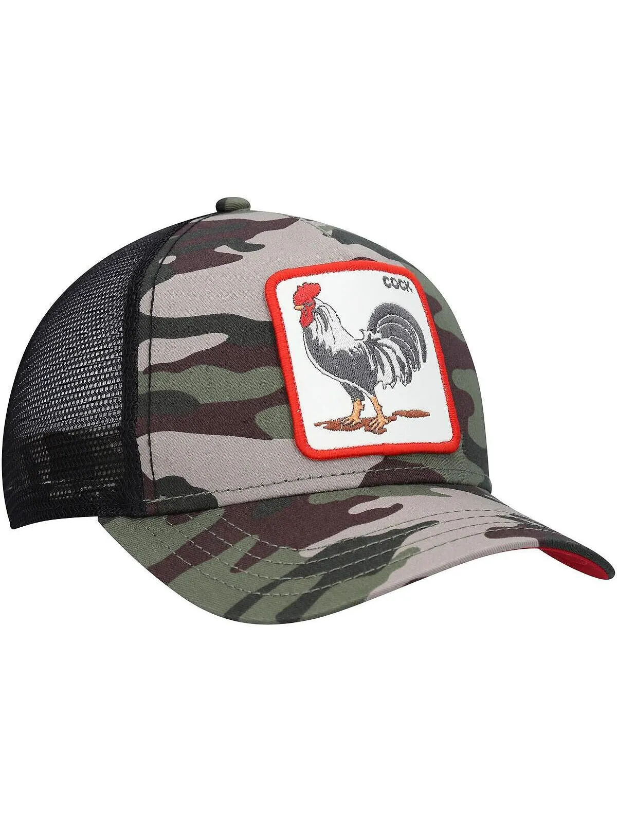 Мужская камуфляжная регулируемая шапка The Rooster Trucker Goorin Bros. — изображение 3 из 4
