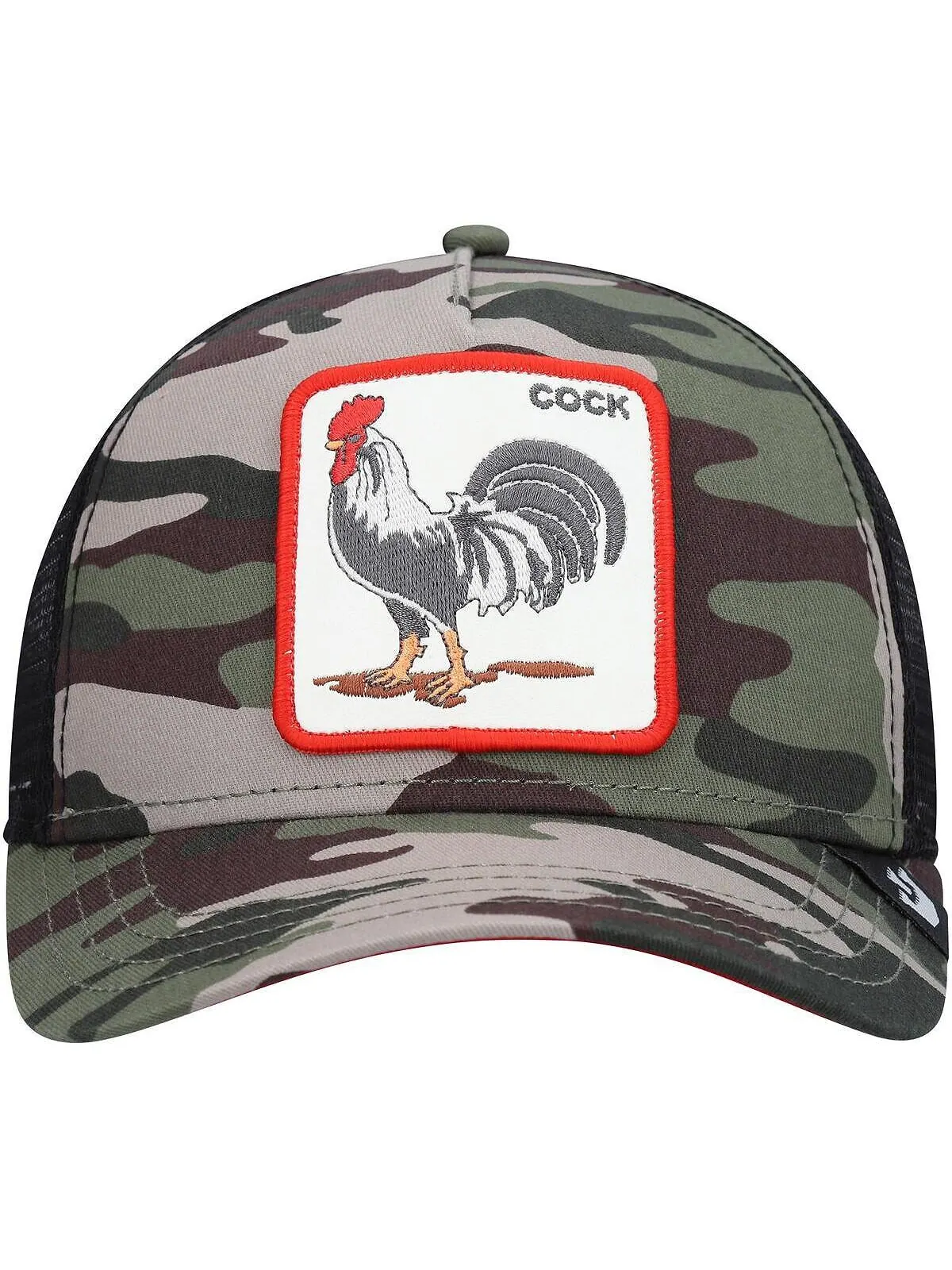 Мужская камуфляжная регулируемая шапка The Rooster Trucker Goorin Bros. — изображение 4 из 4