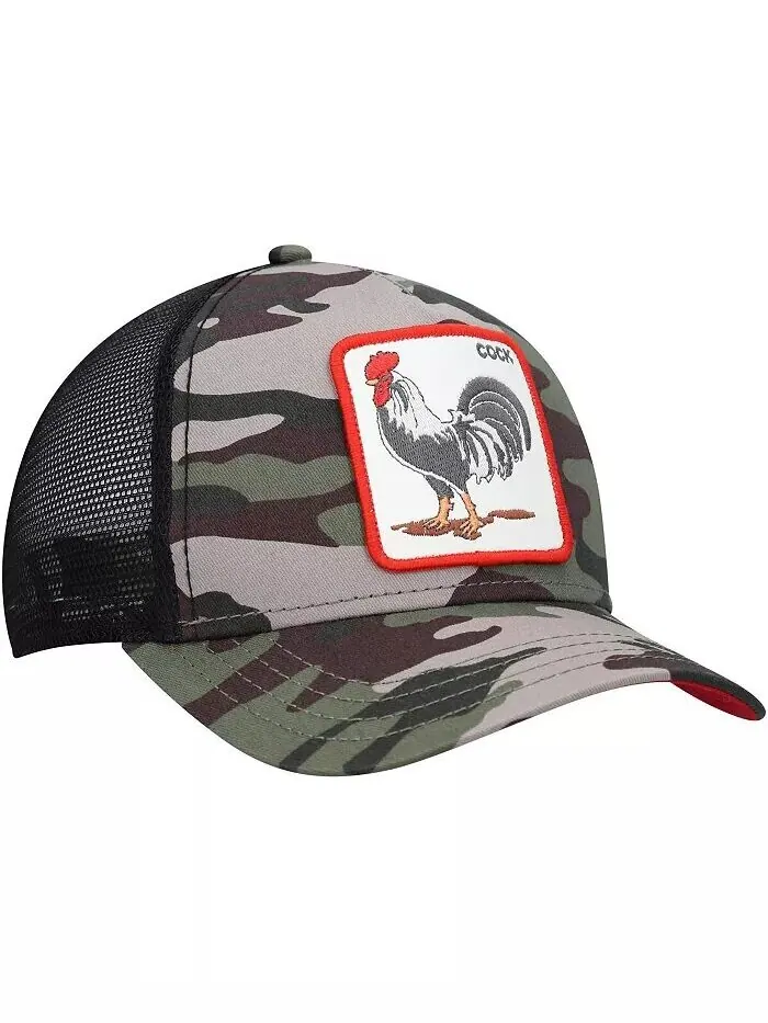Мужская камуфляжная регулируемая шапка The Rooster Trucker Goorin Bros. — изображение 3 из 4