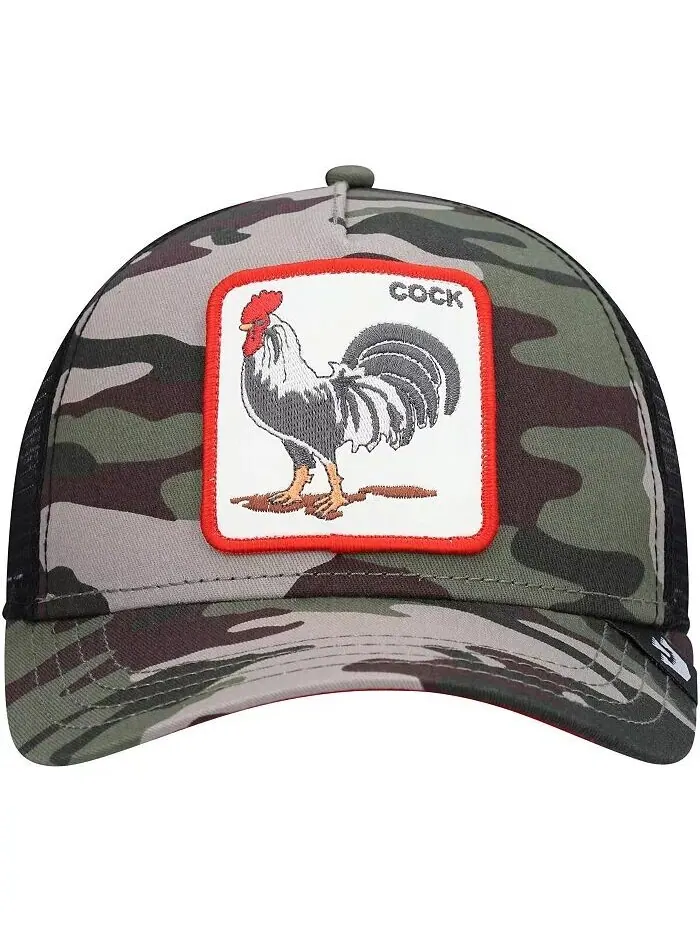 Мужская камуфляжная регулируемая шапка The Rooster Trucker Goorin Bros. — изображение 4 из 4