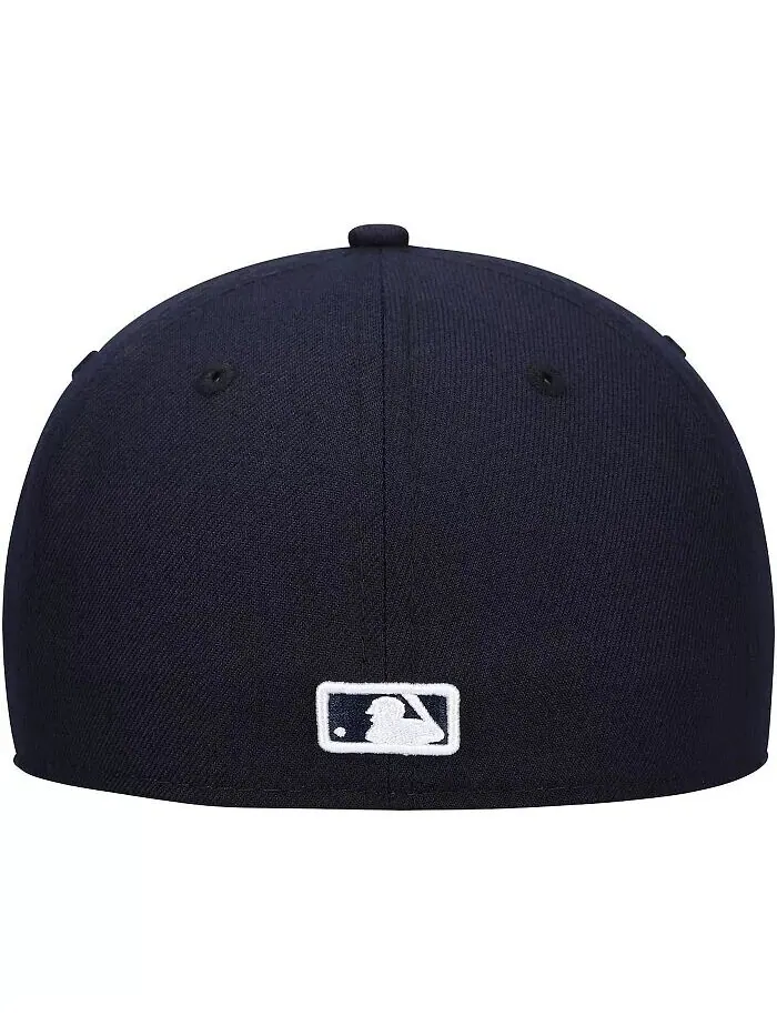 Мужская темно-синяя бейсболка Detroit Tigers Authentic Collection On-Field Home 59FIFTY с — изображение 4 из 4