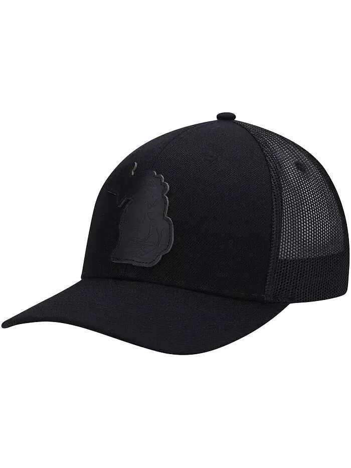 Мужская кепка Trucker Snapback с нашивкой Michigan Blackout State Local Crowns