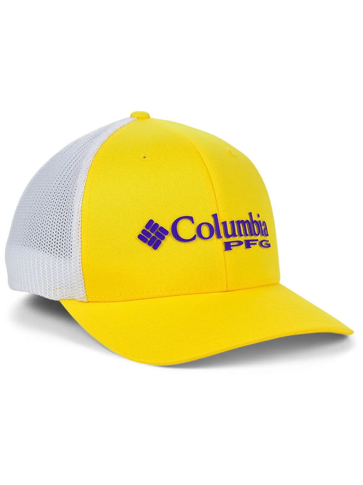 Эластичная кепка LSU Tigers PFG Columbia — изображение 2 из 3, золотистый/белый