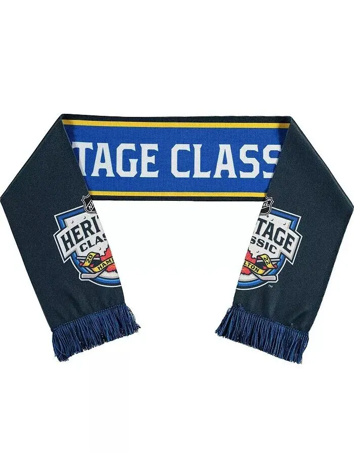 Мужской и женский темно-синий классический шарф Heritage NHL 2022 для мероприятий Ruffneck Scarves