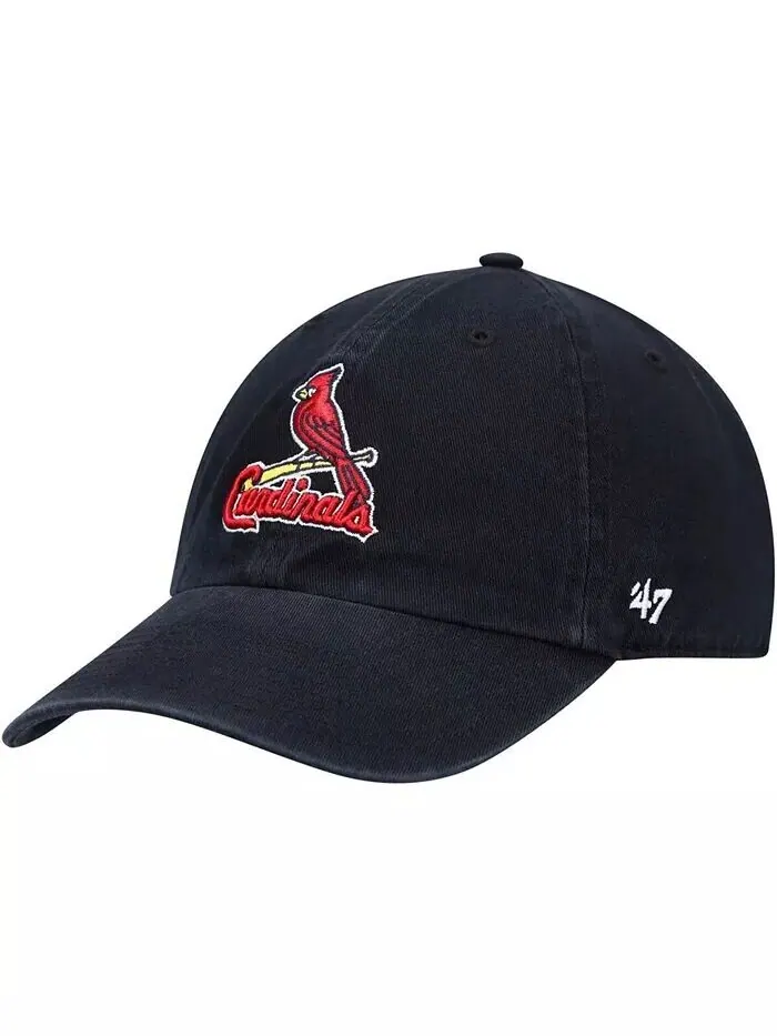 Мужская темно-синяя регулируемая шляпа St. Louis Cardinals Clean Up '47 Brand — изображение 1 из 4
