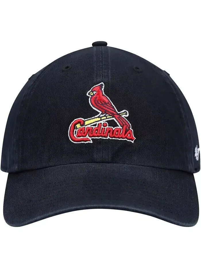 Мужская темно-синяя регулируемая шляпа St. Louis Cardinals Clean Up '47 Brand — изображение 2 из 4