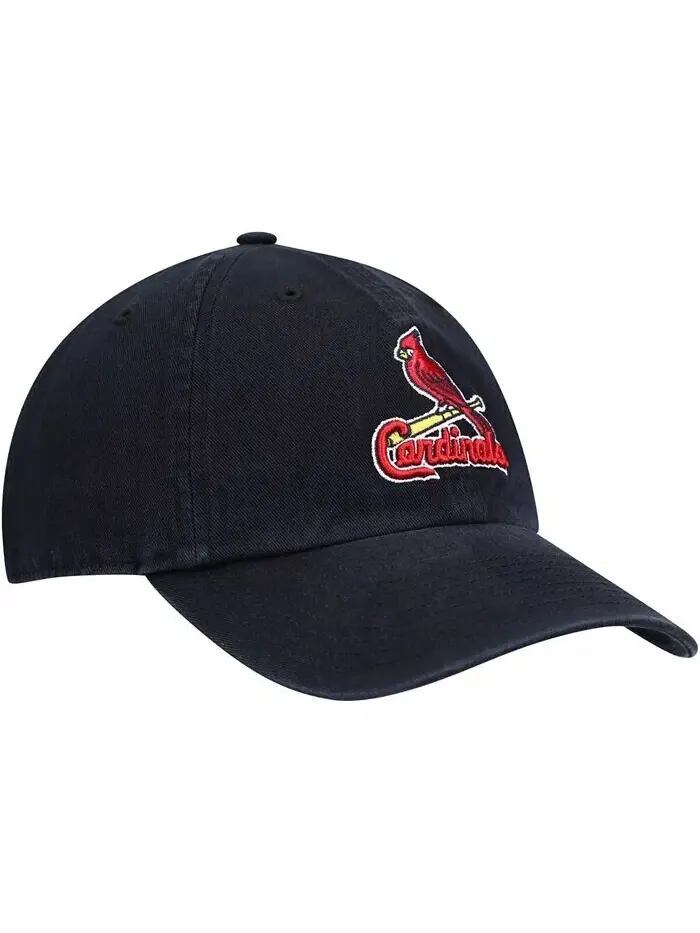 Мужская темно-синяя регулируемая шляпа St. Louis Cardinals Clean Up '47 Brand — изображение 3 из 4