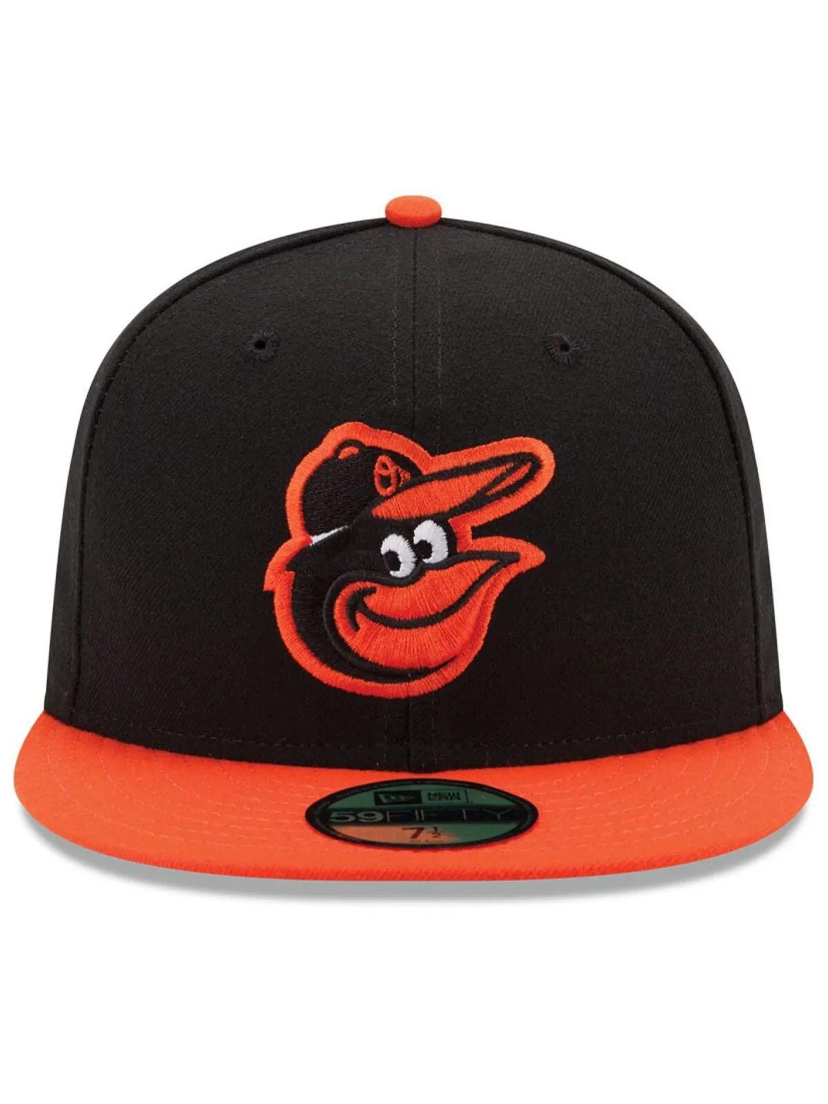 Кепка Baltimore Orioles Authentic Collection 59FIFTY New Era — изображение 2 из 4, черный/оранжевый