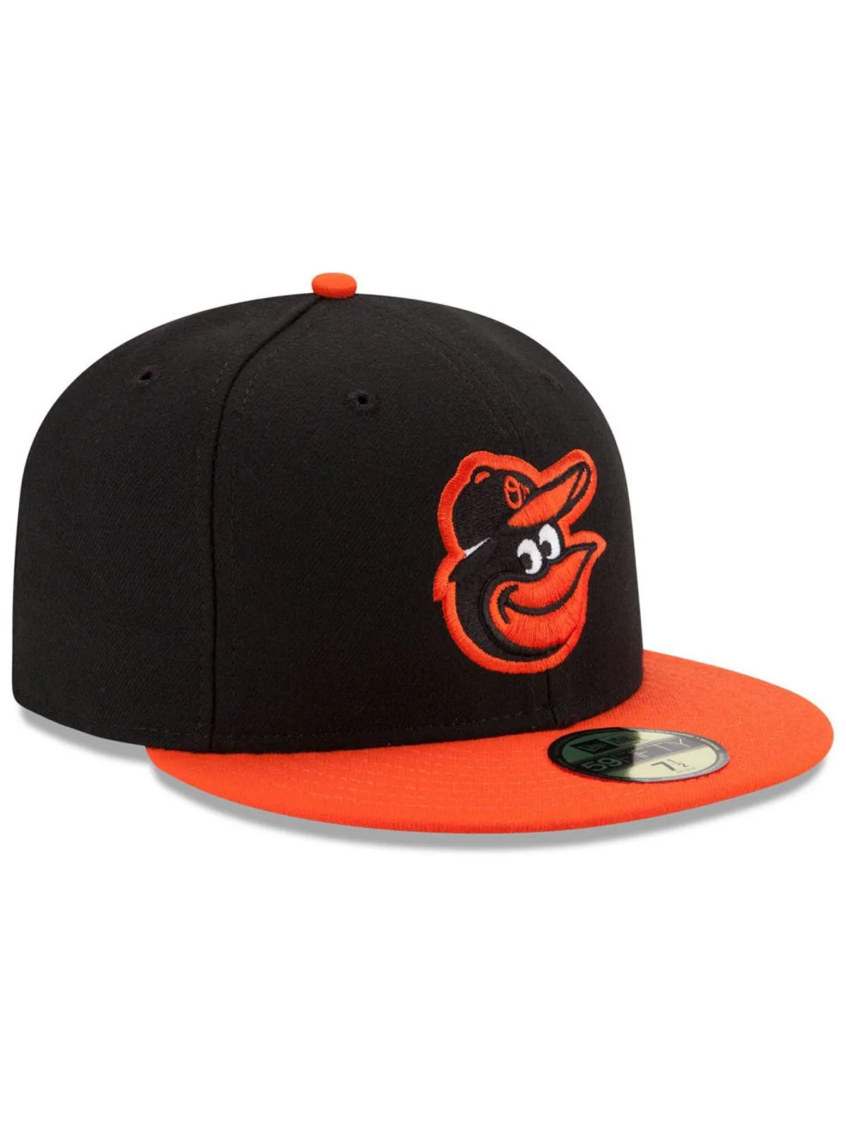 Кепка Baltimore Orioles Authentic Collection 59FIFTY New Era — изображение 3 из 4, черный/оранжевый
