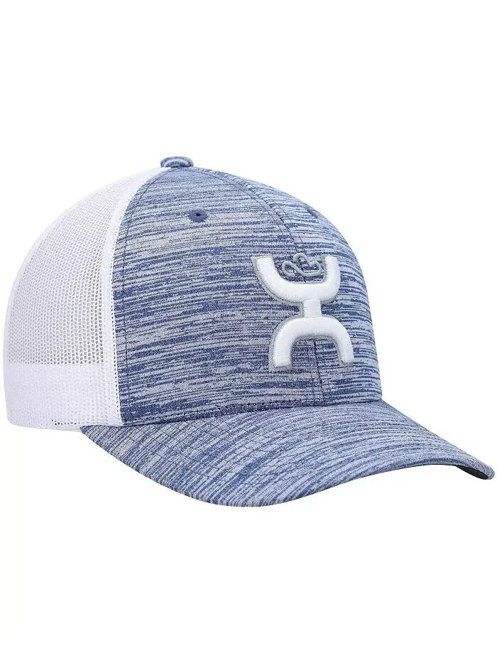 Мужская кепка Snapback из стерлингового цвета с синей пудрой цвета Хизер, белая Hooey — изображение 3 из 3