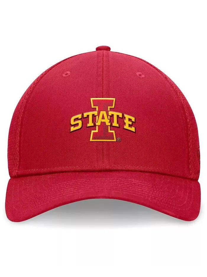 Мужская кепка Cardinal Iowa State Cyclones Spacer Flex Top of the World — изображение 2 из 4