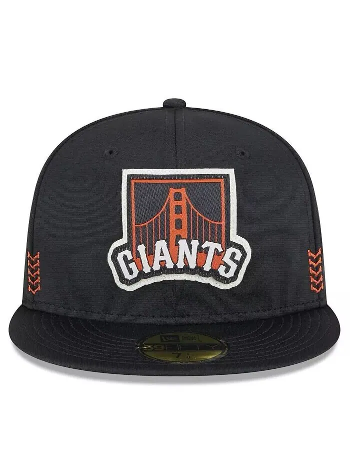 Мужская черная бейсболка San Francisco Giants 2024 Clubhouse 59FIFTY Fitted New Era — изображение 2 из 4