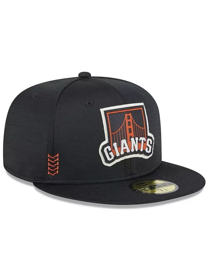 Мужская черная бейсболка San Francisco Giants 2024 Clubhouse 59FIFTY Fitted New Era — изображение 4 из 4