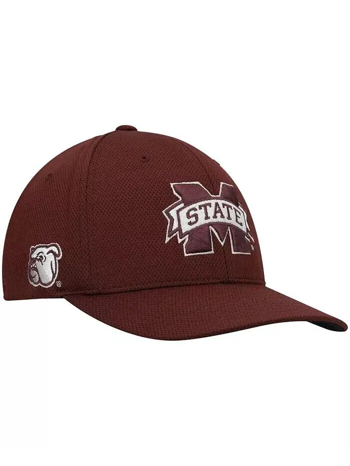 Мужская темно-бордовая шляпа с логотипом Mississippi State Bulldogs Reflex Flex Top Of The World — изображение 3 из 4
