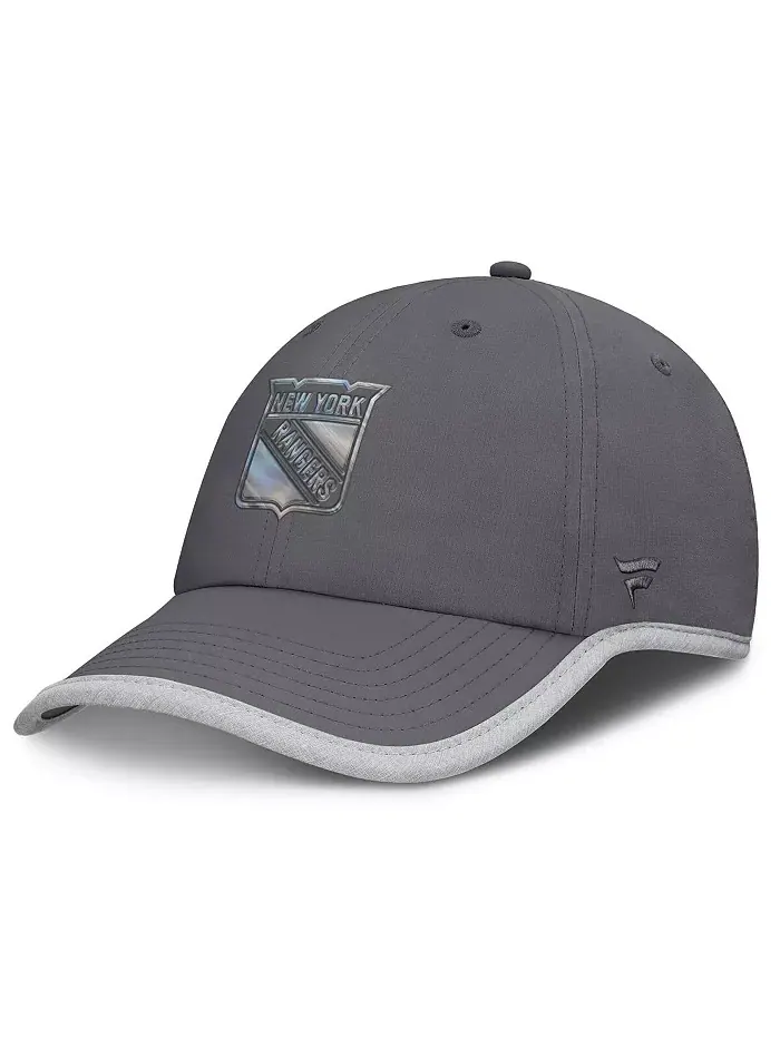 Женская темно-серая кепка New York Rangers Fundamental Reflector Adjustable Fanatics — изображение 1 из 4
