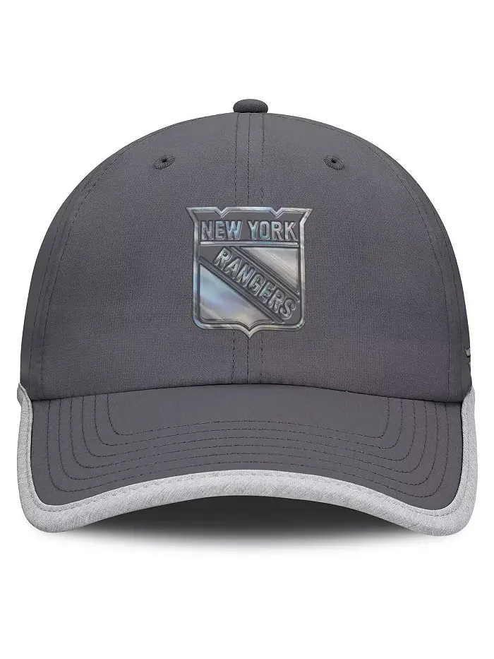 Женская темно-серая кепка New York Rangers Fundamental Reflector Adjustable Fanatics — изображение 2 из 4