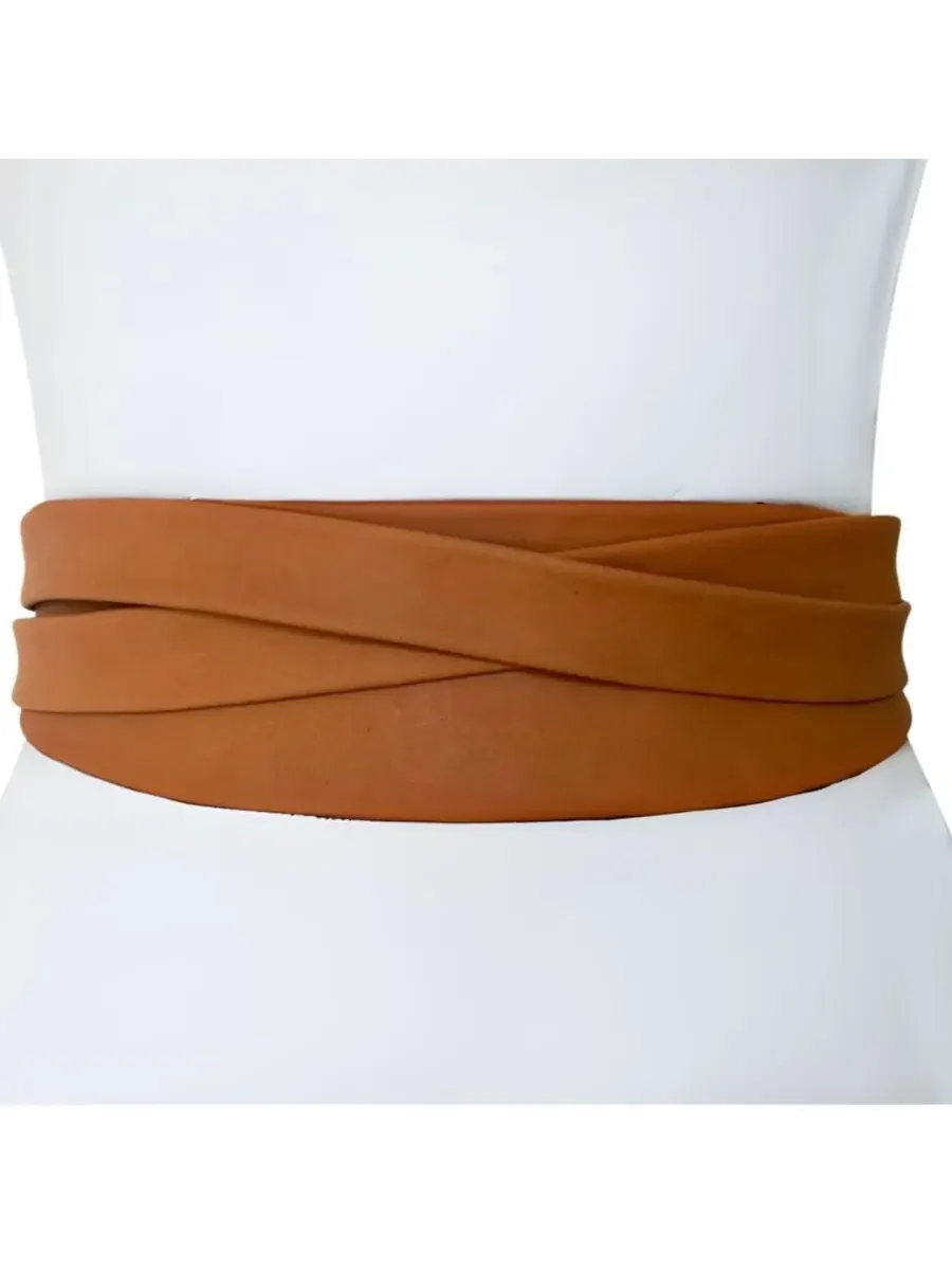 Классический женский пояс-обмотка ADA COLLECTION, Caramel Glow