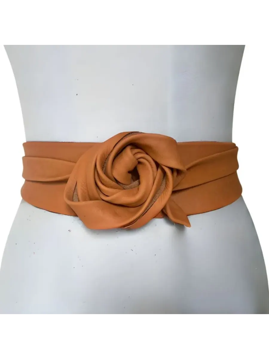 Классический женский пояс-обмотка ADA COLLECTION, Caramel Glow — изображение 3 из 3