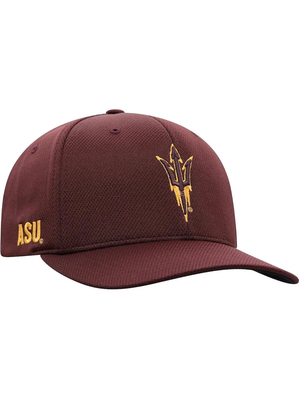 Мужская темно-бордовая шляпа с логотипом Arizona State Sun Devils Reflex Top of the World — изображение 3 из 4, коричневый