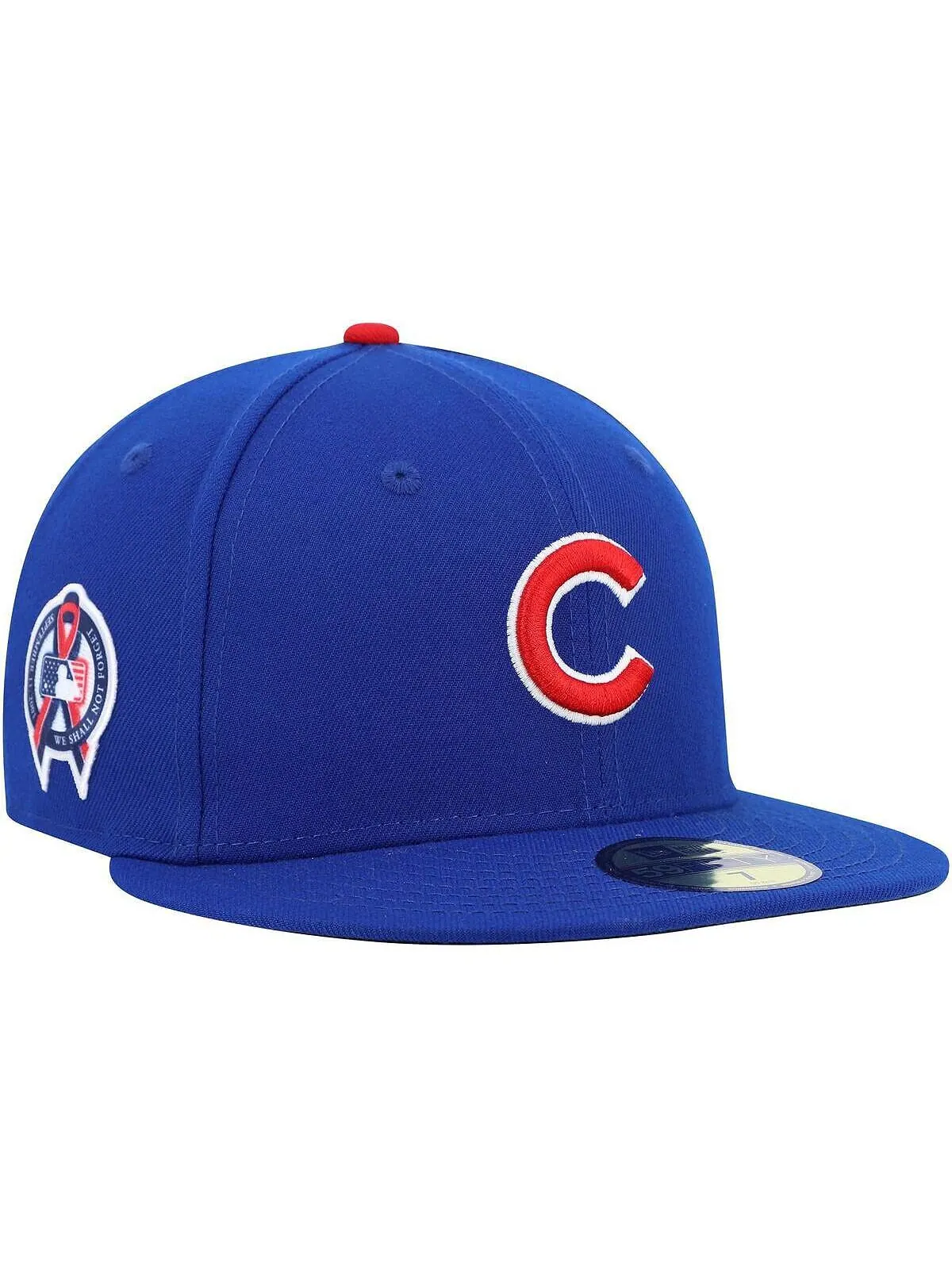 Мужская кепка с боковой нашивкой в ​​честь Мемориала 11 сентября Royal Chicago Cubs 59Fifty. New Era